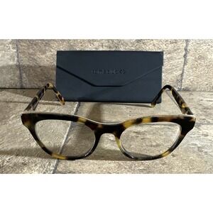 DEREK LAM DL 260 Brown Tortoise Eyeglasses Frames 52-19-140 With Case G2